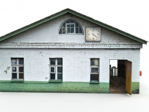 old soviet checkpoint 3D Model