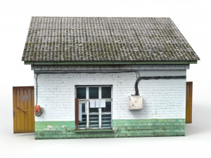 old soviet checkpoint 3D Model