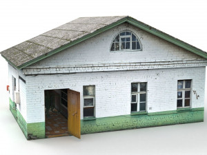 old soviet checkpoint 3D Model
