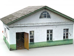 old soviet checkpoint 3D Model
