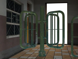 old soviet checkpoint 3D Model