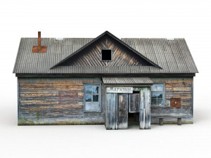 old village shop 3D Model