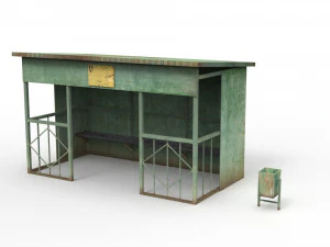 bus stop 3D Model