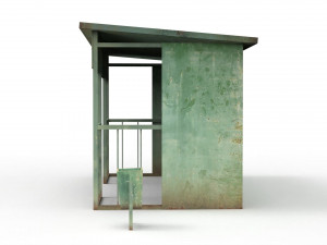bus stop 3Dモデル