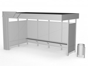 bus stop 3D Model
