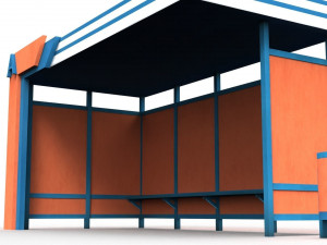 bus stop 3D Model