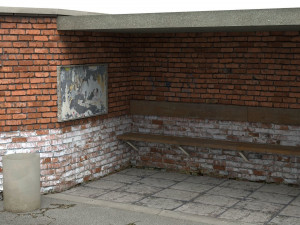 bus stop 3D Model