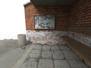 bus stop 3D Model