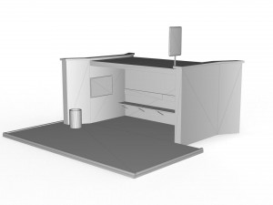 bus stop 3D Model