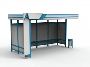 bus stop 3D Model