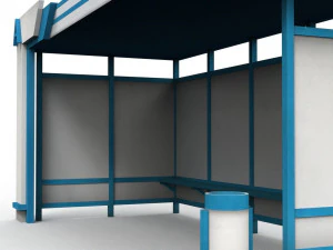 bus stop 3D Model