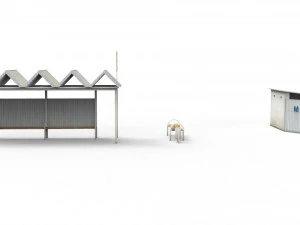 bus stop 3D Model