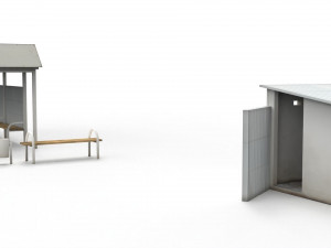 bus stop 3D Model