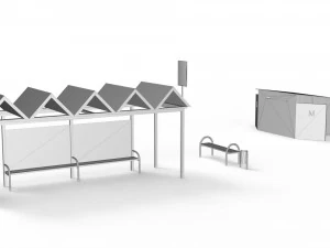bus stop 3D Model