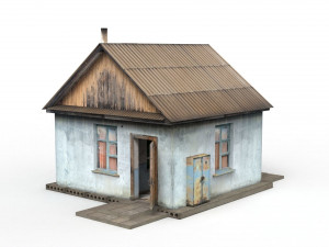 old soviet checkpoint 3D Model