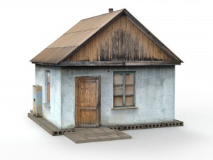 old soviet checkpoint Modello 3D