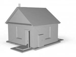 old soviet checkpoint 3D Model