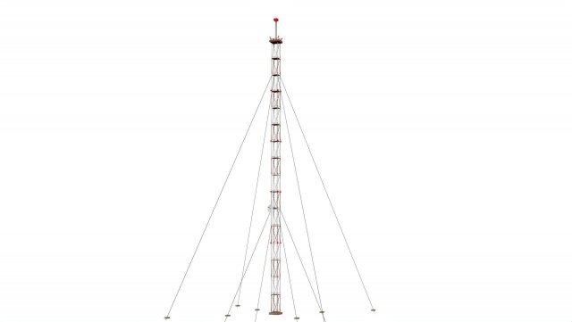 tv tower Model 3D .c4d .max .obj .3ds .fbx .stl .blend 