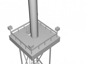 tv tower 3D Model