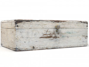 old wooden medical box 3D Model