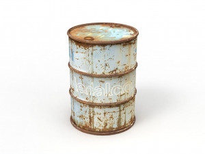 metal barrel 3D Model