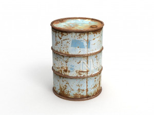 metal barrel Modelo 3D