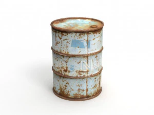 metal barrel 3D Model