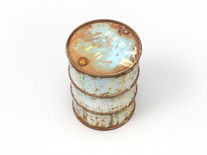 metal barrel Modelo 3D