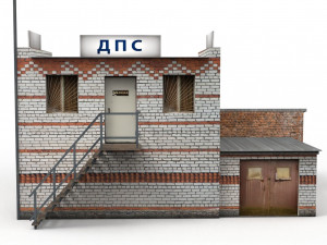 police post old 3D Model
