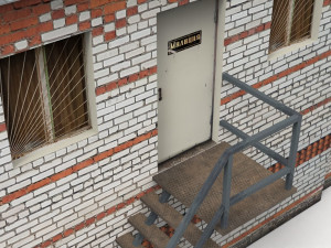 police post old 3D Model