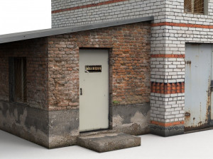 police post old 3D Model