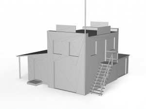 police post old 3D Model