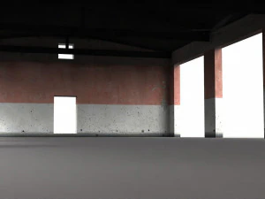 hangar abandonado Modelo 3D