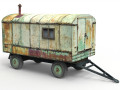 old lumberjack trailer and house on wheels 3D Models
