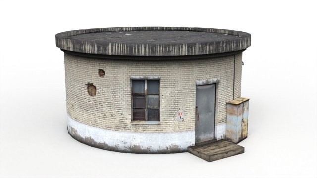 sewerage pumping Modelo 3D .c4d .max .obj .3ds .fbx .stl .blend 