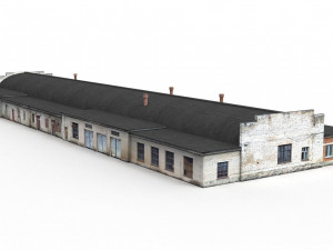 industrial garage boxes 3D Model