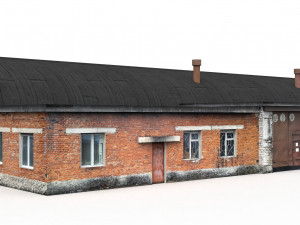 industrial garage boxes 3D Model