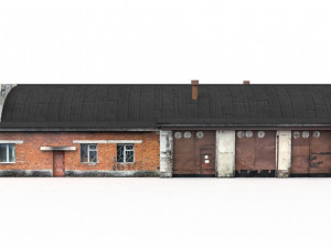 industrial garage boxes 3D Model