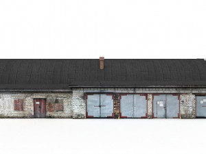 industrial garage boxes 3D Model