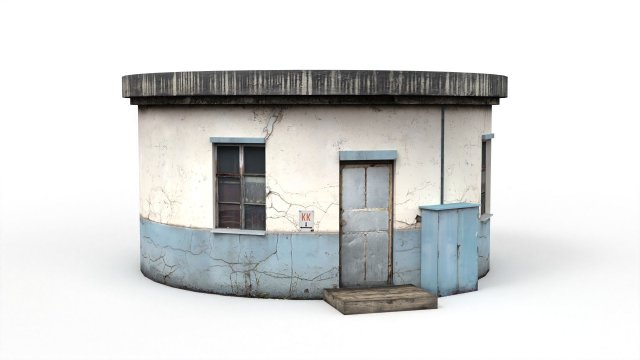 pumping station 3D Model .c4d .max .obj .3ds .fbx .stl .blend 