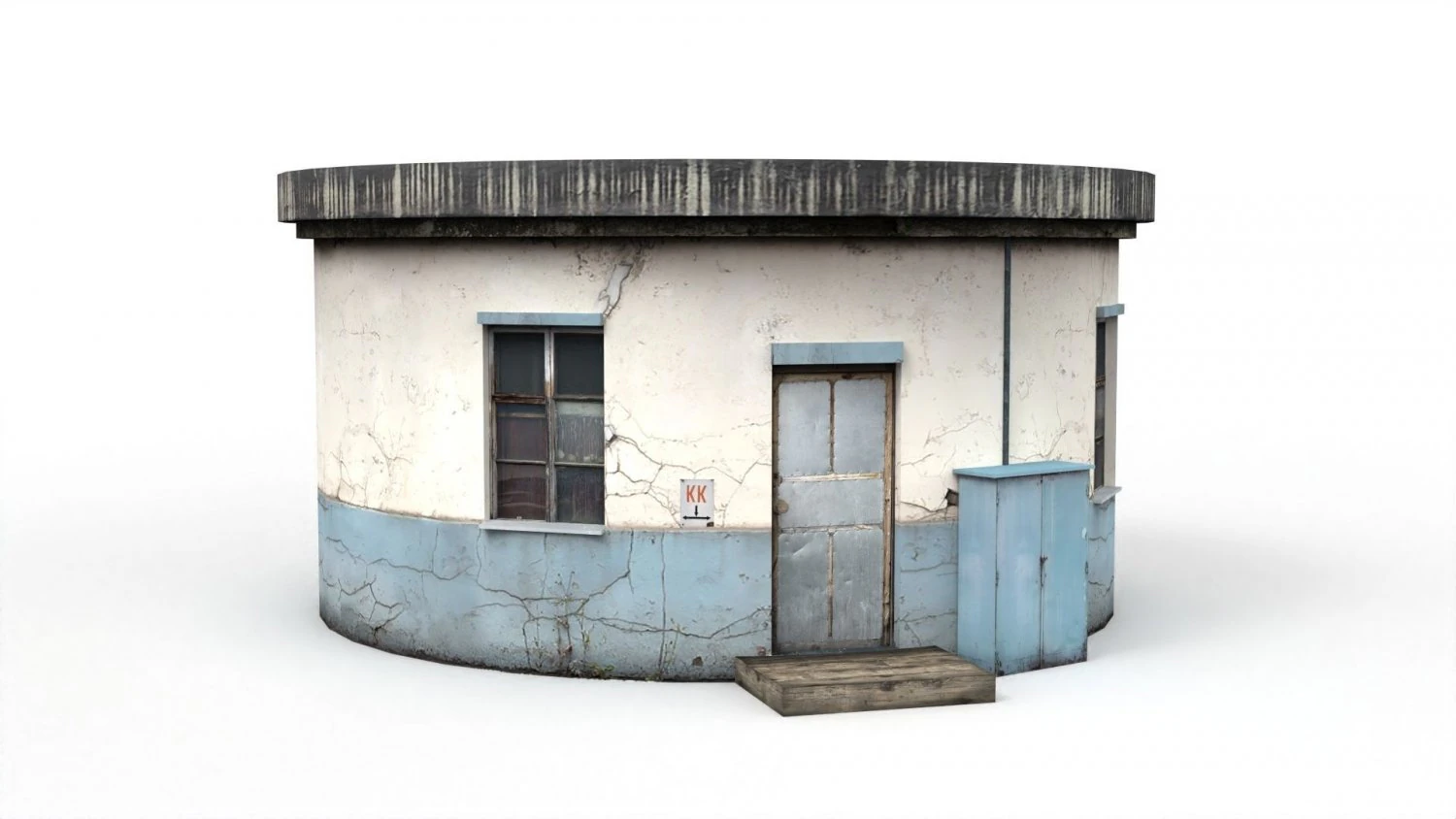 pumping station 3D Model .c4d .max .obj .3ds .fbx .stl .blend 