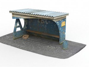 bus stop 3D Model