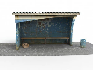 bus stop 3D Model