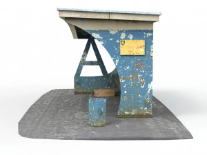 bus stop 3D Model