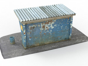 bus stop Model 3D