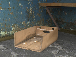 bus stop Model 3D