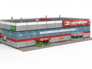 supermarket 3D Model