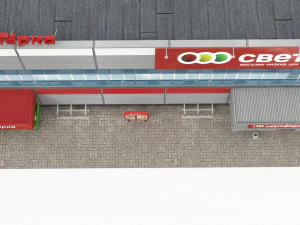 supermarket 3D Model