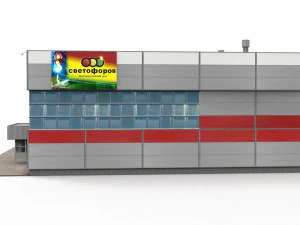 supermarket 3D Model