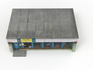 soviet village shop 3D Model